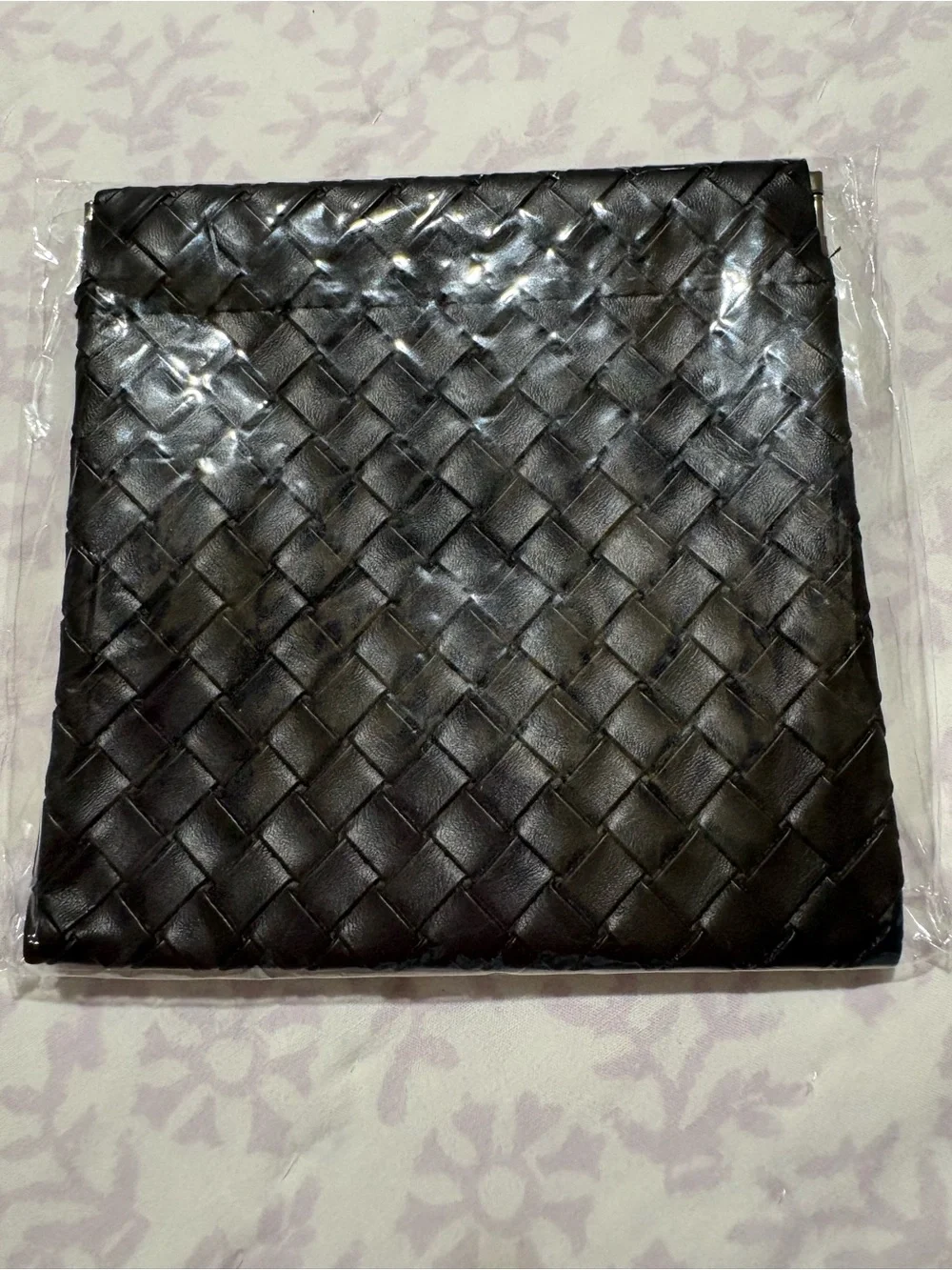 Woven Cosmetic Pouch Set – Black & Sage